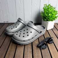 Чоловічі 40-44 крокси Crocs LUCK Grey / Мужские кроксы