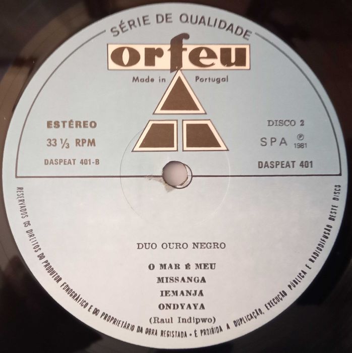 Duo Ouro Negro	- - - - -	Blackground	- - - - -	2 X LP