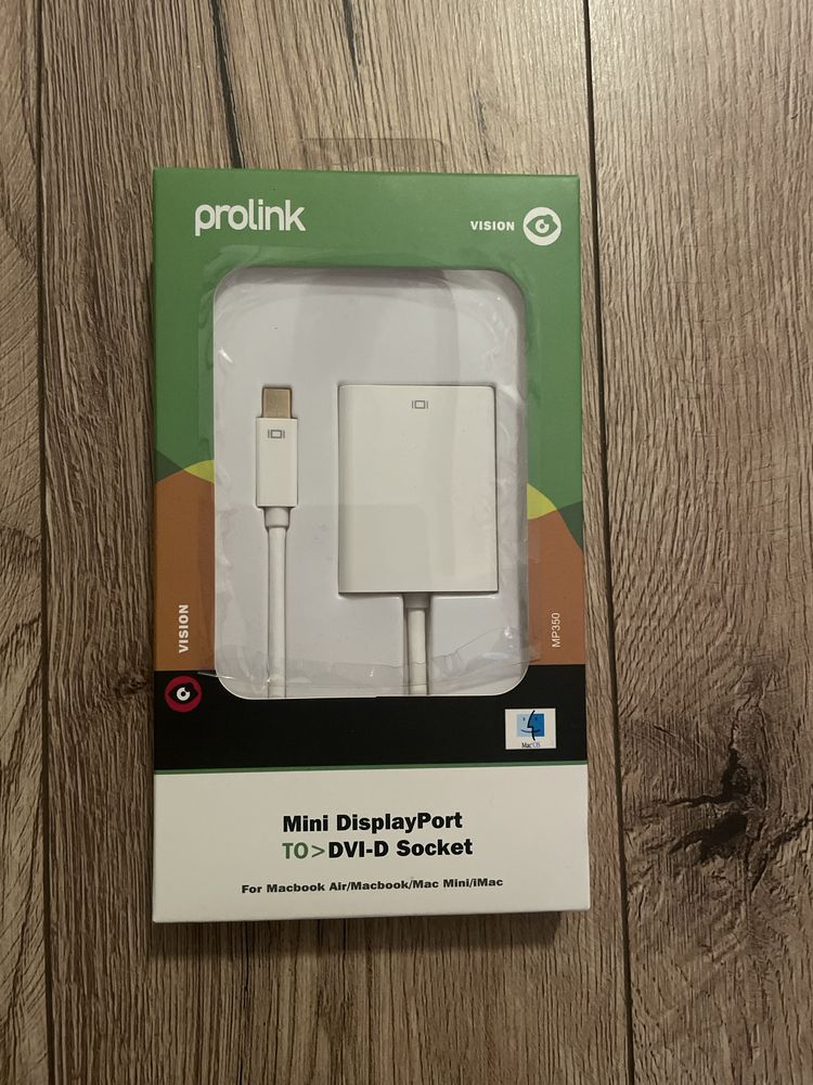 Przejściówka Apple Macbook Mini DisplayPort DVI-D