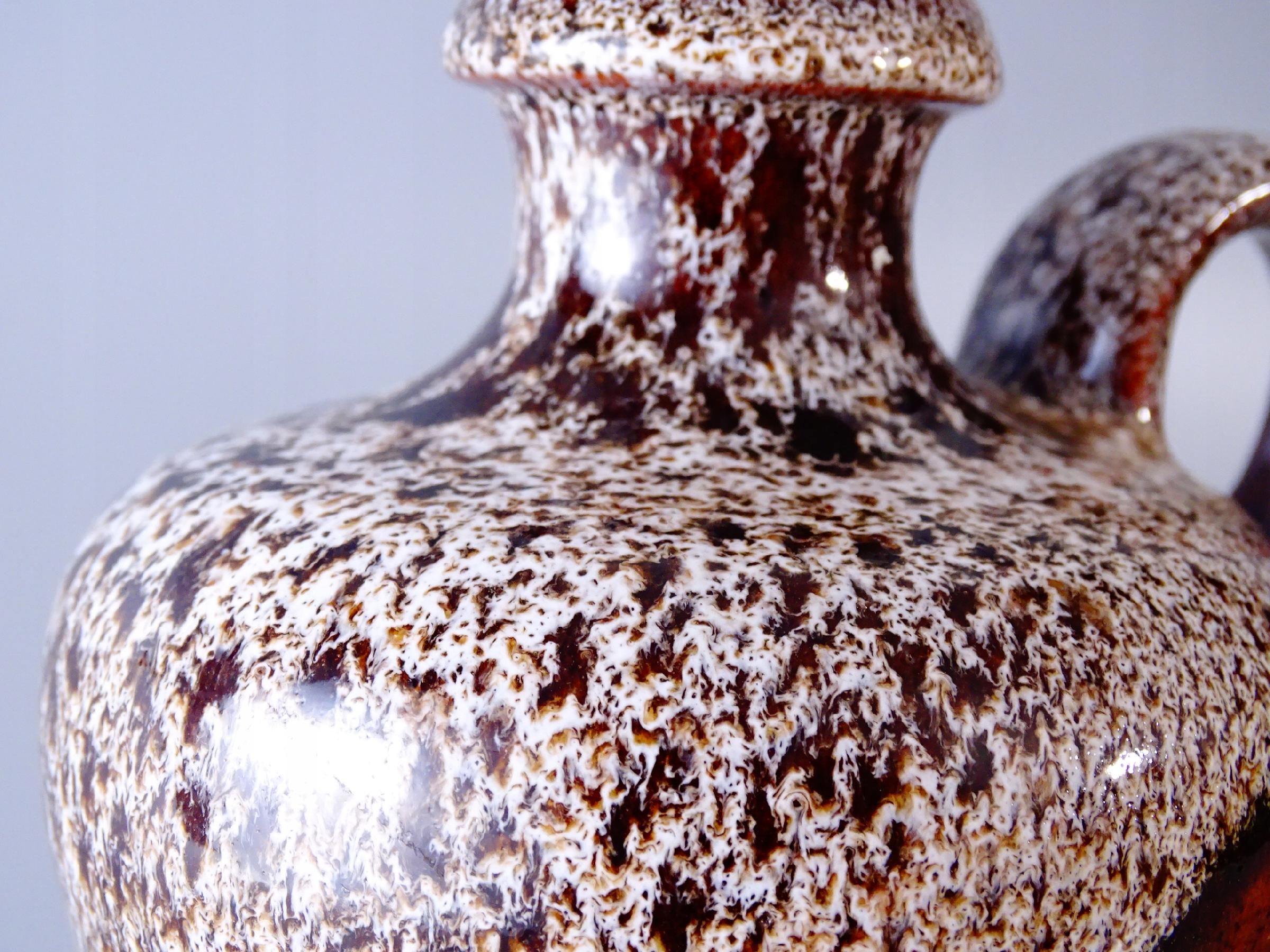 l. 60 ceramiczna butla flakon wazon piękne szkliwo