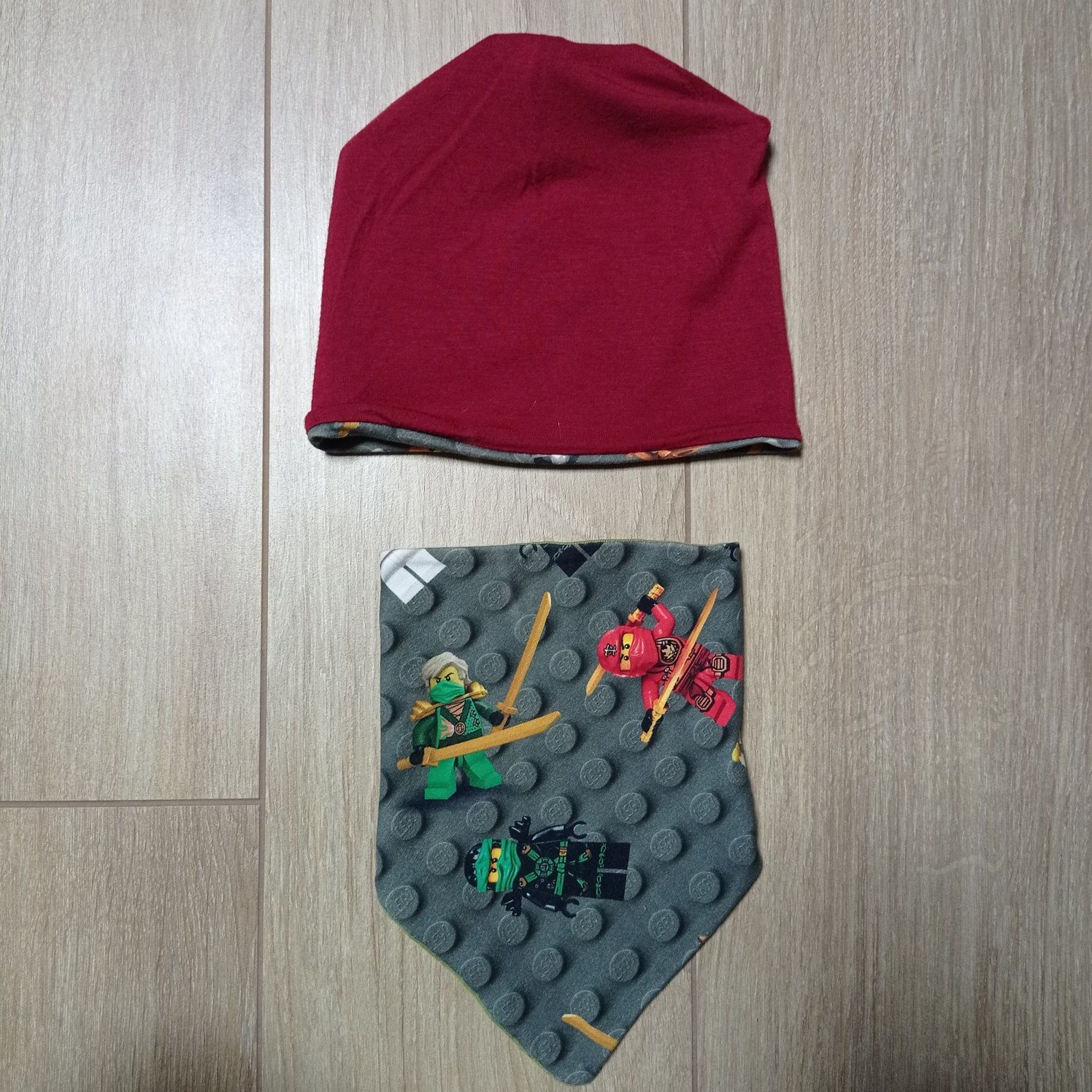 Czapka i szalik dziecięce Ninjago