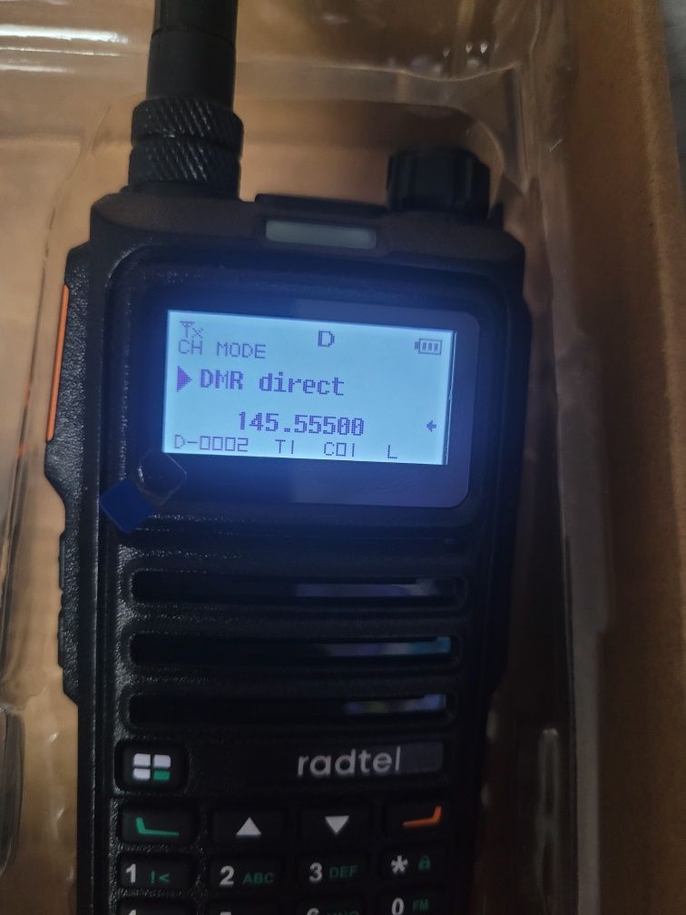 Radtel RT-4D trx transceiver analog cyfra DMR airband AM radiostacja