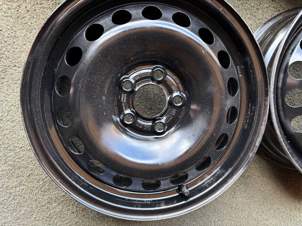 5x100 5,5Jx15 ET40 felgi stalowe 57,1 VW SEAT AUDI SKODA
