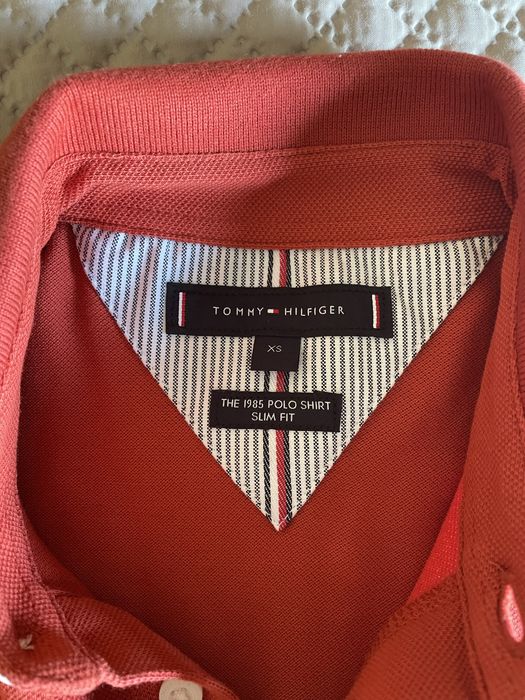 Tommy Hilfiger Polo slim em algodão biológico por estrear