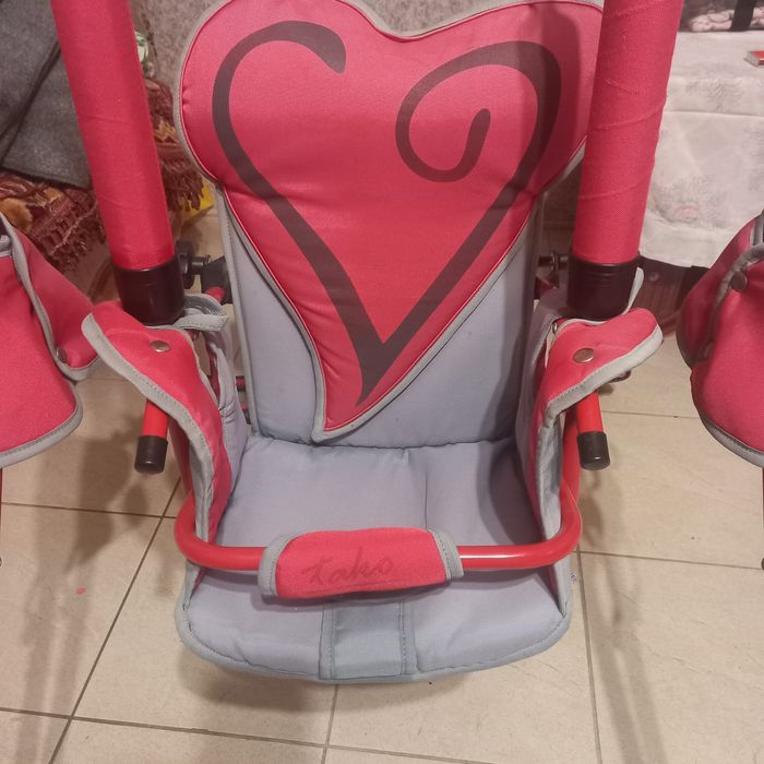 Дитяча качеля та Коляска візочок для ляльки