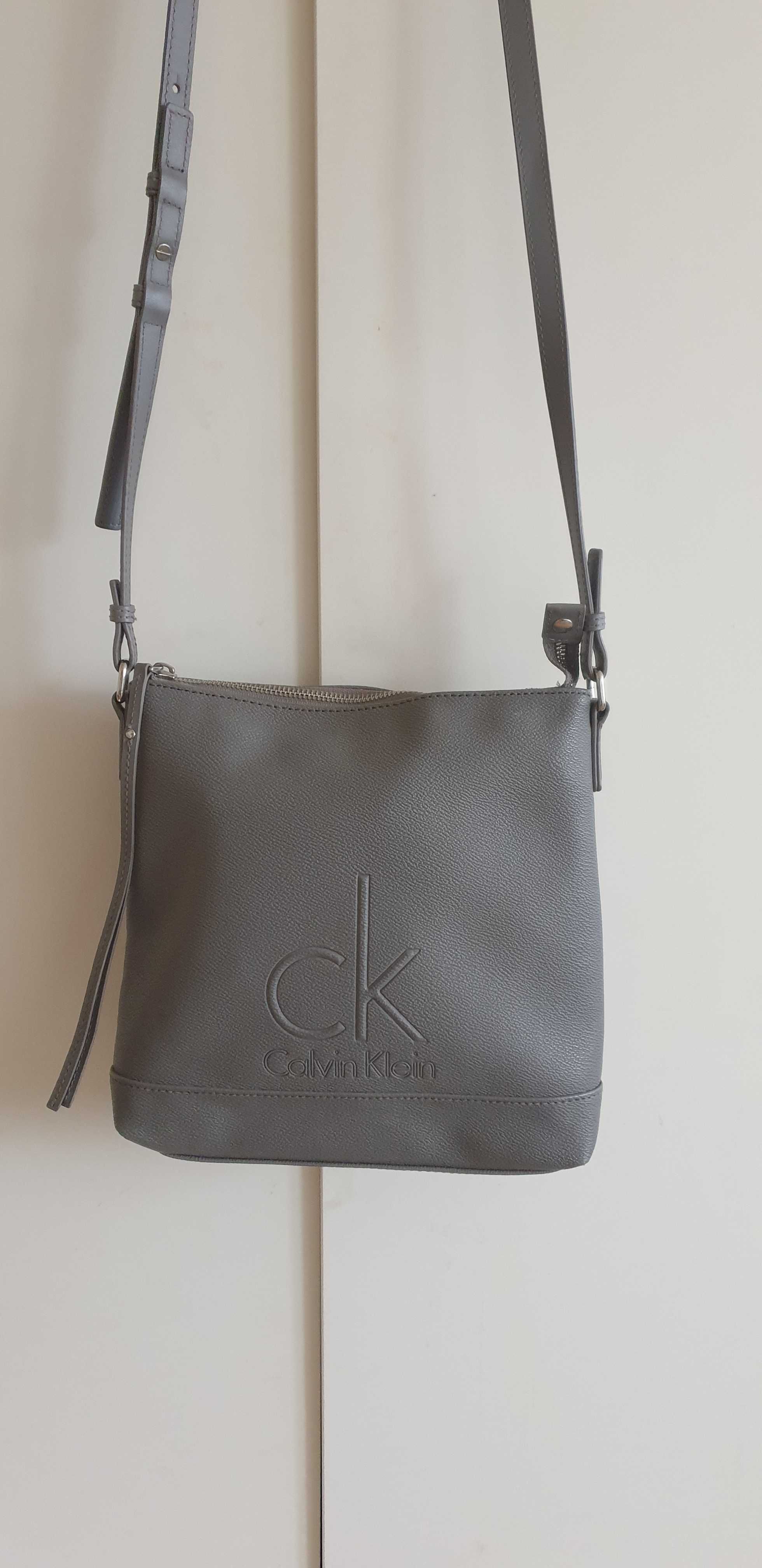 Calvin Klein szara torebka