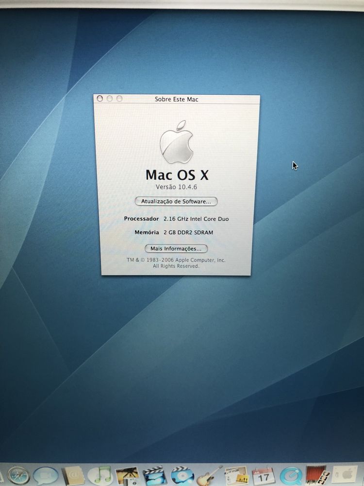 Macbook pro 17” TROCO POR IPHONE 11 PRO