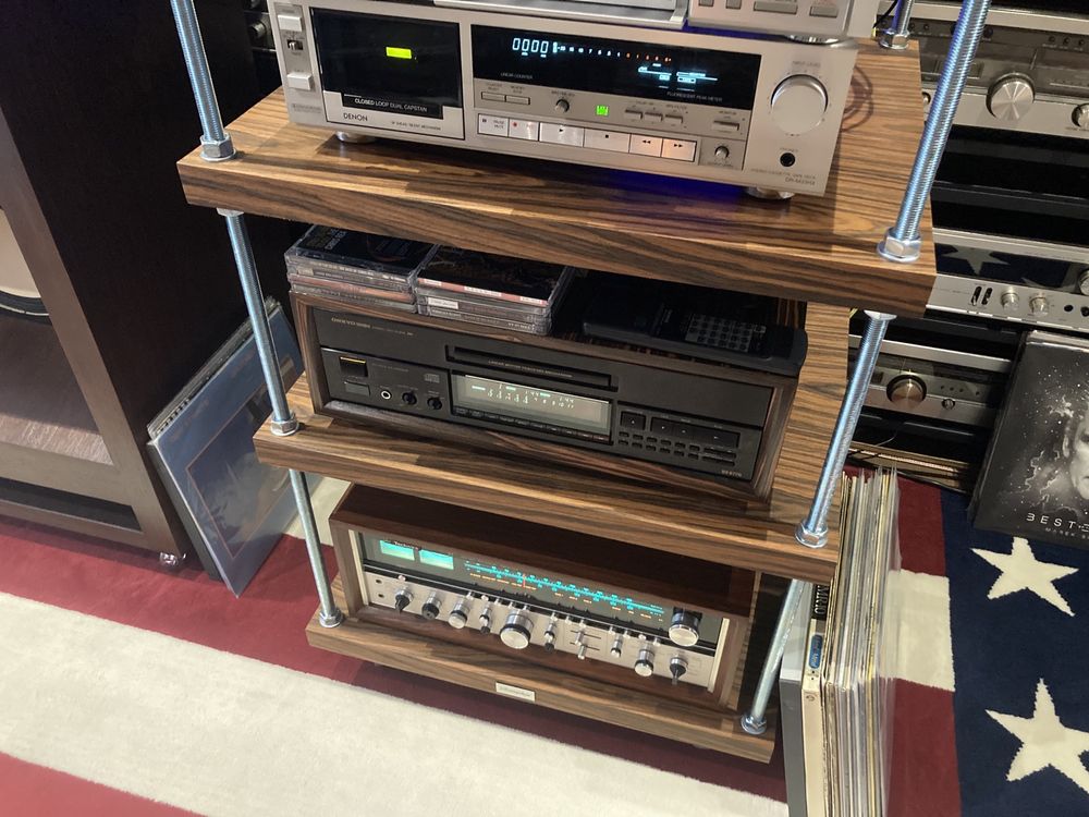 Retrospekcja Szafka RTV Technics Pioneer Akai Teac Sony JVC Luxman