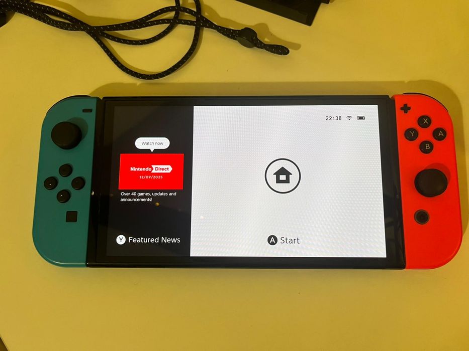 Nintendo Switch OLED + Karta pamięci + Gra + caly zestaw! *JAK NOWE*