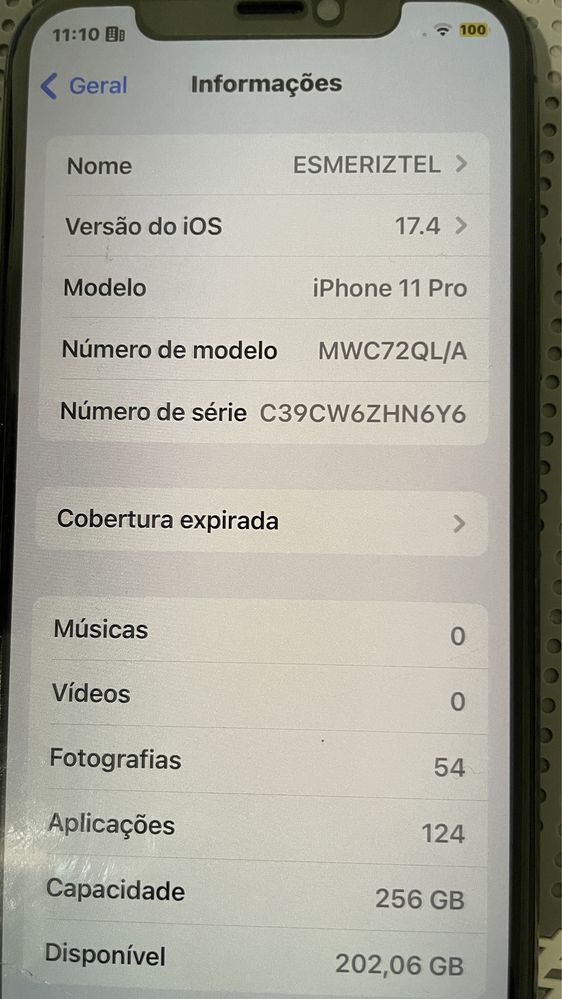 Iphone 11 pro grey