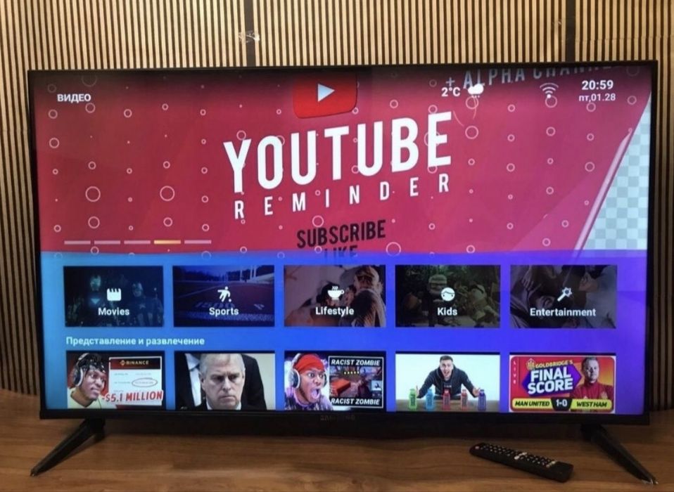 ТОП ЦІНА‼️ Телевізор Samsung 4K Smart TV Google TV T2 45/ 42 / 32 / 24