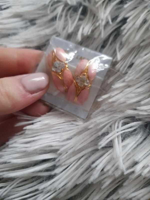 Kolczyki jasny róż Fashion earrings