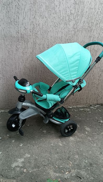 Дитячий триколісний велосипед коляска Crosser