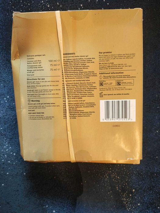 Zestaw prysznicowy Extracts 4 in 1