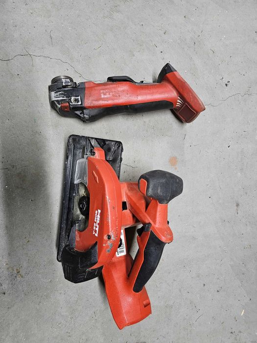 Szlifierka oraz pilarka tarczowa Hilti 21,6 V / SCM 22-A / AG 125-A22