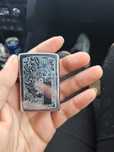 Urzywana zapalniczka Zippo Venetian Chrome