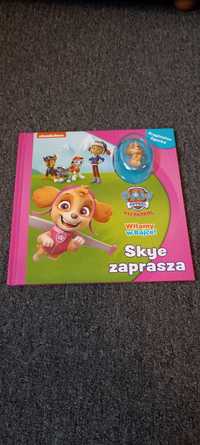 Psi patrol Książka Skye zaprasza