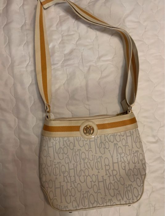 mala / bolsa tiracolo victor hugo vintage