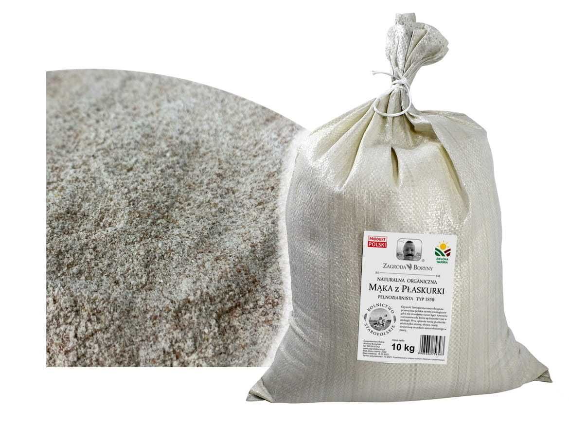 Mąka z Płaskurki Pełnoziarnista typ 1850 BIO 10 KG