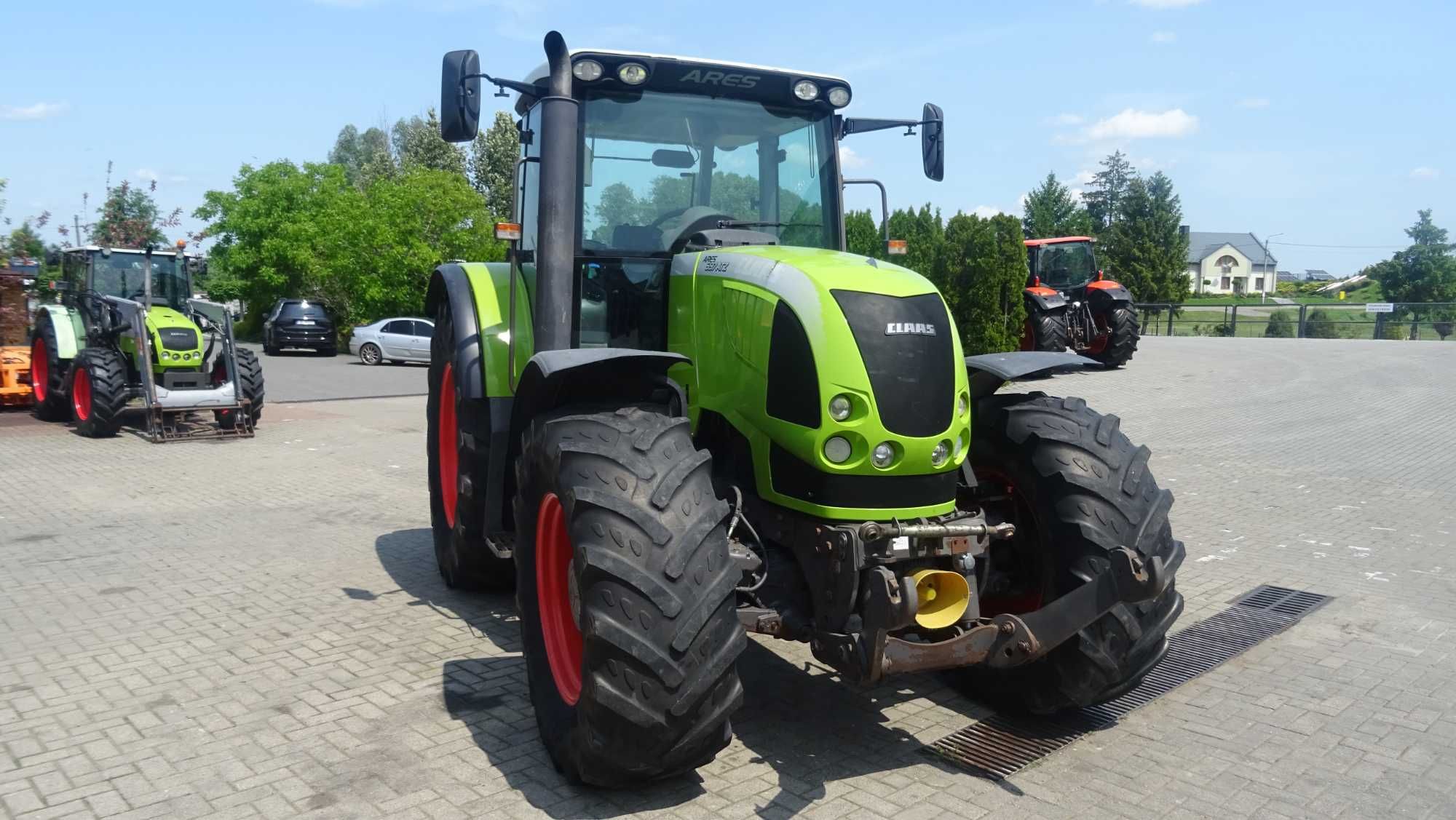 Class Ares 567ATZ SPROWADZONY ładowacz miękka oś 2008r