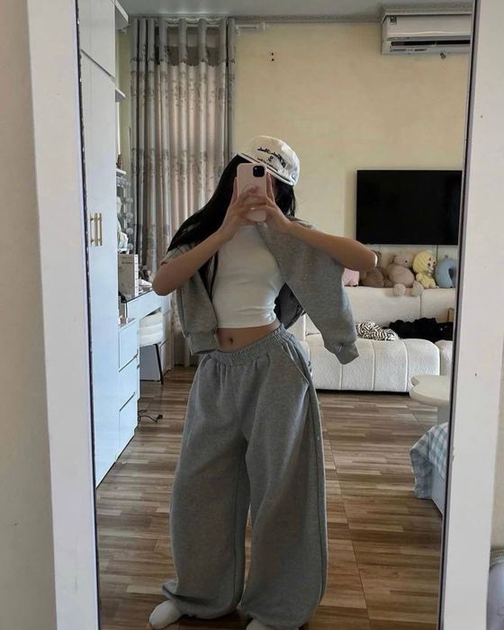 Теплий обʼємний жіночий костюм на флісі Оверсайз Худі (зип)+Штани