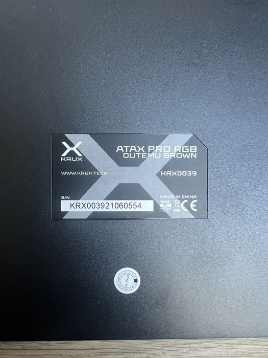 Klawiatura Krux Atax Pro RGB Outemu Brown