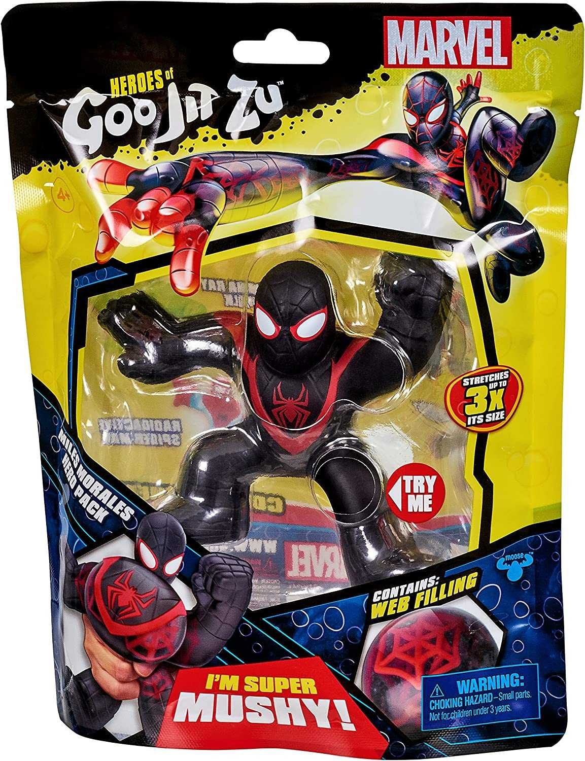 Goo Jit Zu Marvel Miles Morales, гуджитсу людина-павук Майлз Моралес