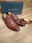 Buty skórzane 42 +Pasek 95cm   Dymiony Brąz Vistula
