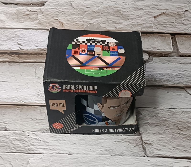 Kubek z motywem 2D Kanał Sportowy 450 ml