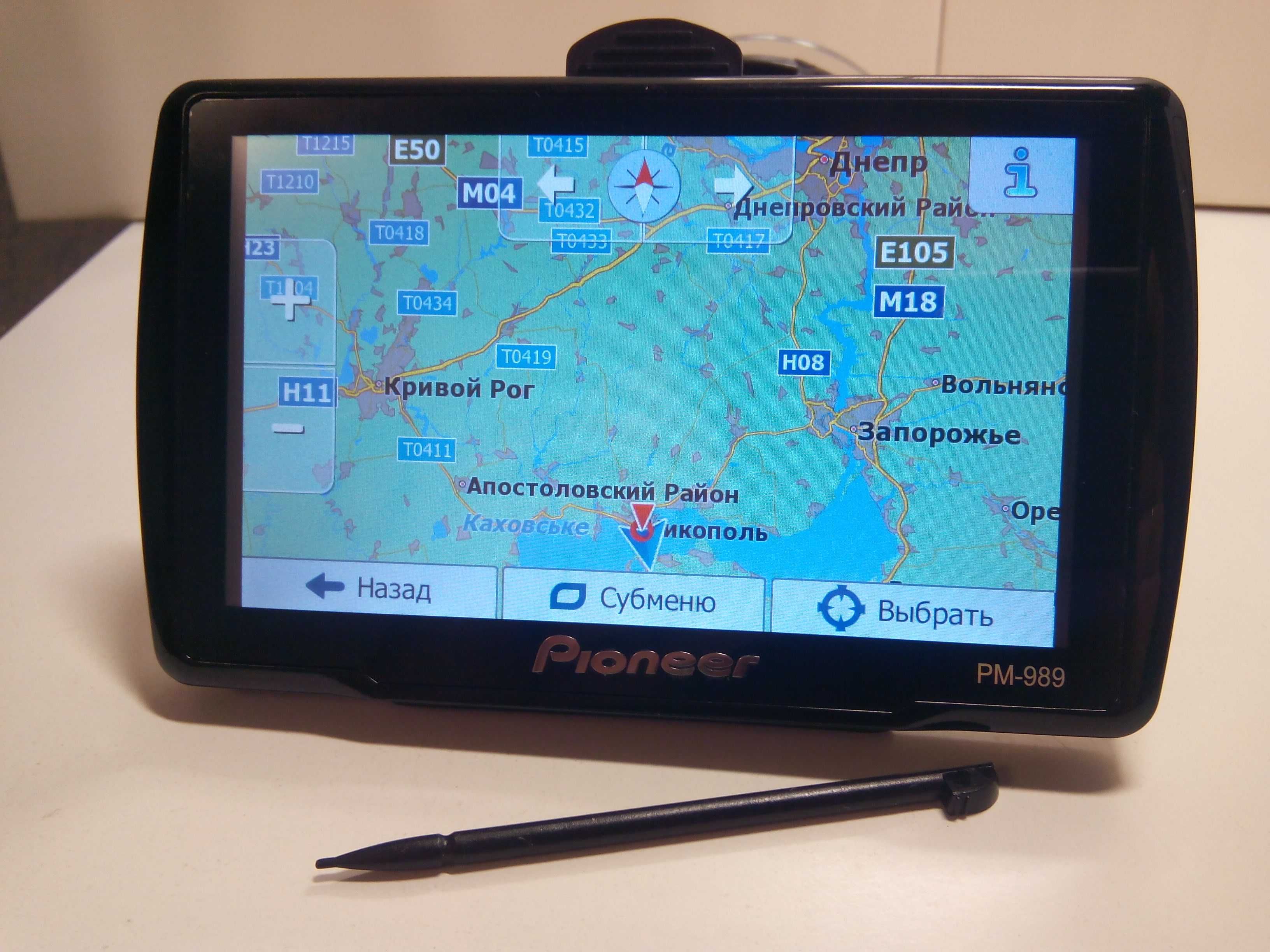 Pioneer TIR GPS навігатор зі свіжими картами України та Європи 2024р!