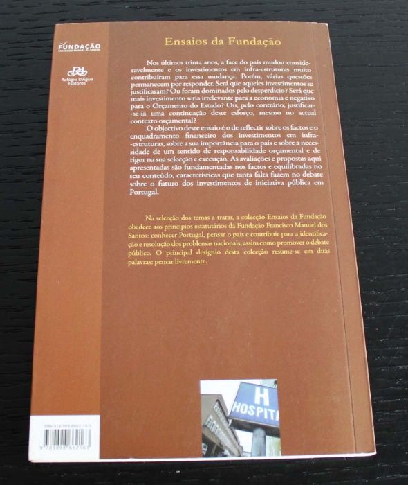 Livro "Os investimentos públicos em Portugal" (COMO NOVO)