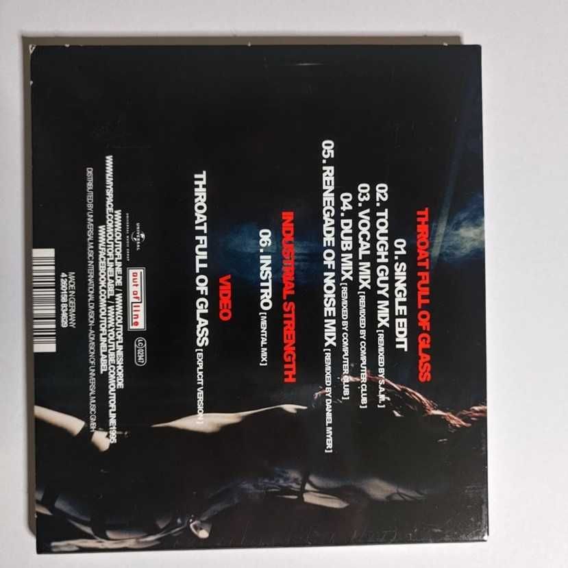 Combichrist- Throat Full of Glass -plyta CD