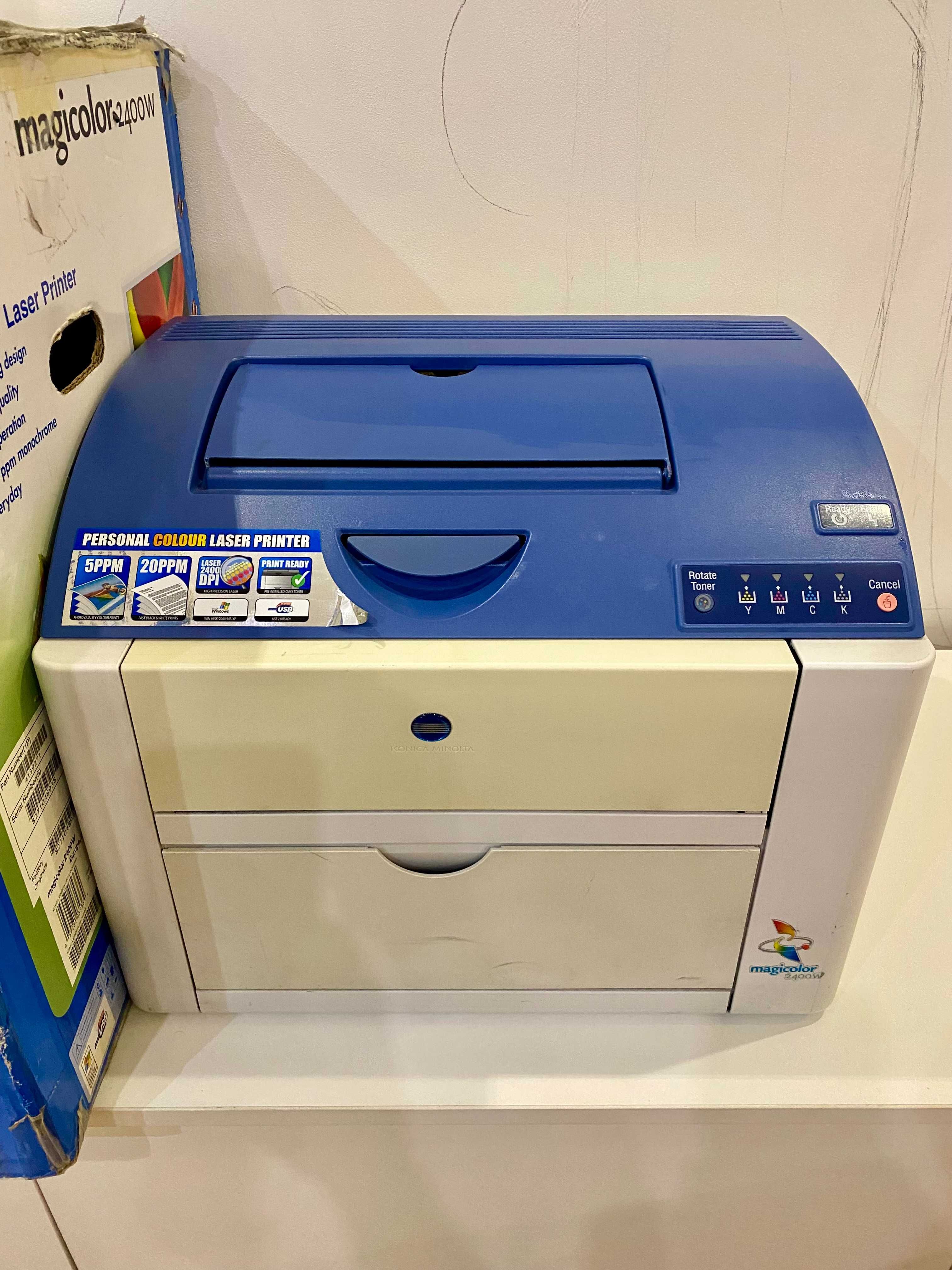 Цветной лазерный принтер Konica Minolta magicolor 2400W