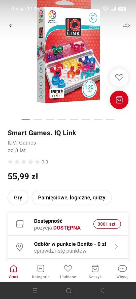 Smart games,gra logiczna dla dzieci
