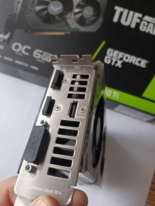 Відеокарта Asus GeForce GTX 1660 Ti TUF Gaming EVO 6GB ідеальний стан
