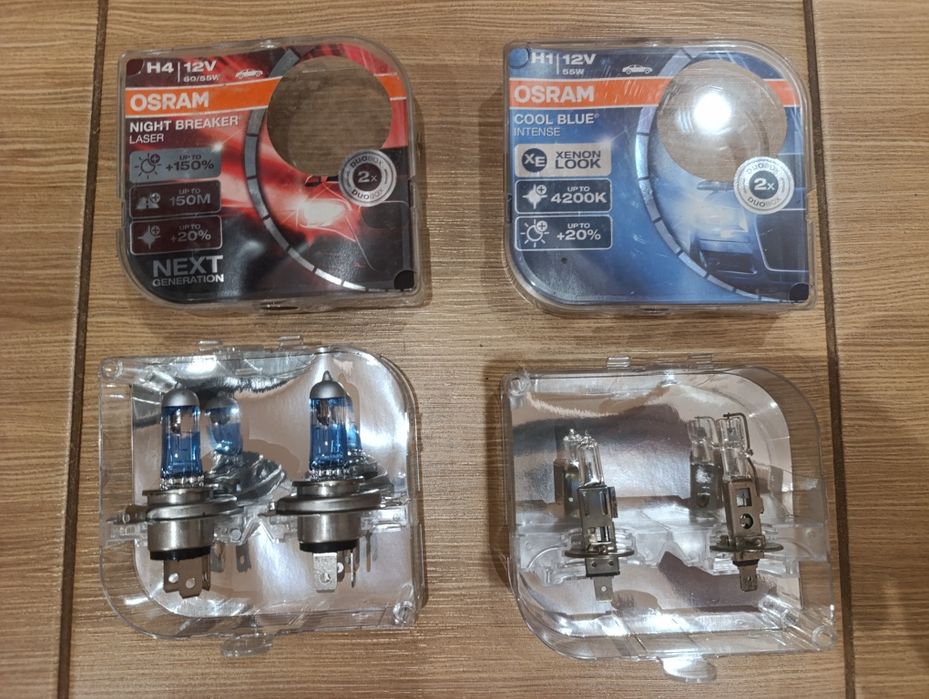Автолампы osram 12v h4 h1