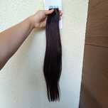 Włosy tape on naturalne słowiańskie 53cm 50gr 1b -