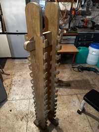Деревянная коллекционная стойка для ножей и кинджалов