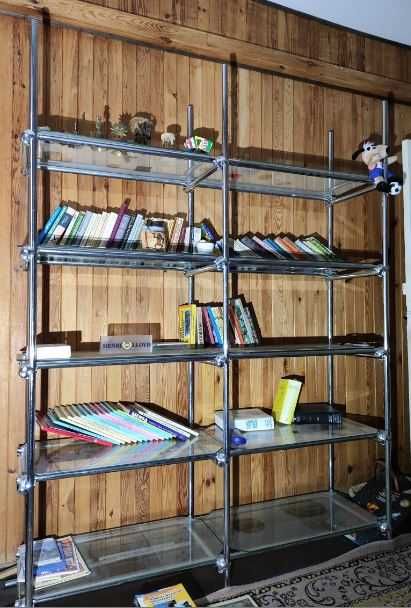 Półka metalowo-szklana Olsztyn