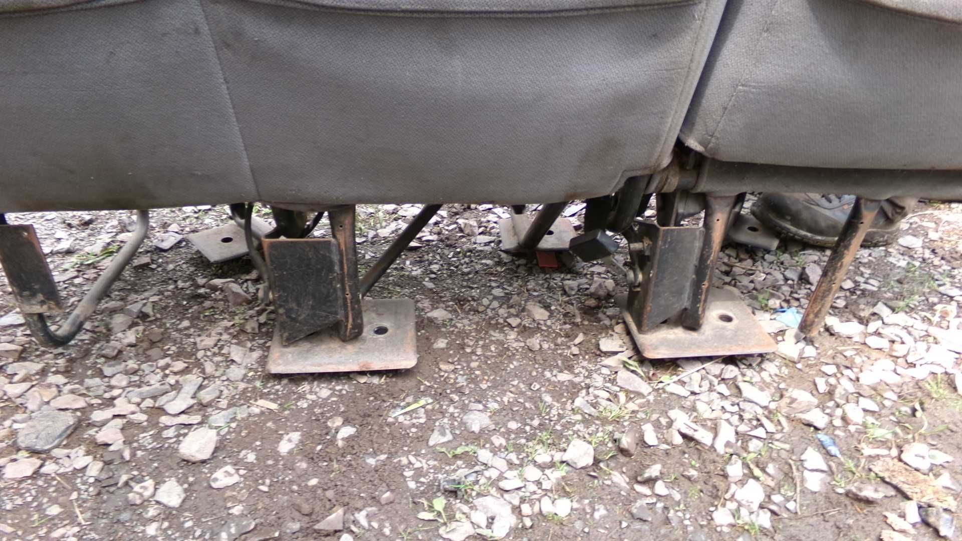 Cze5 Kanapa 3 osobowa siedzenie fotele fotel bus kamper ławka