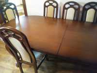 Stół do salonu prawie 3 m i krzesla 10 szt Warto!