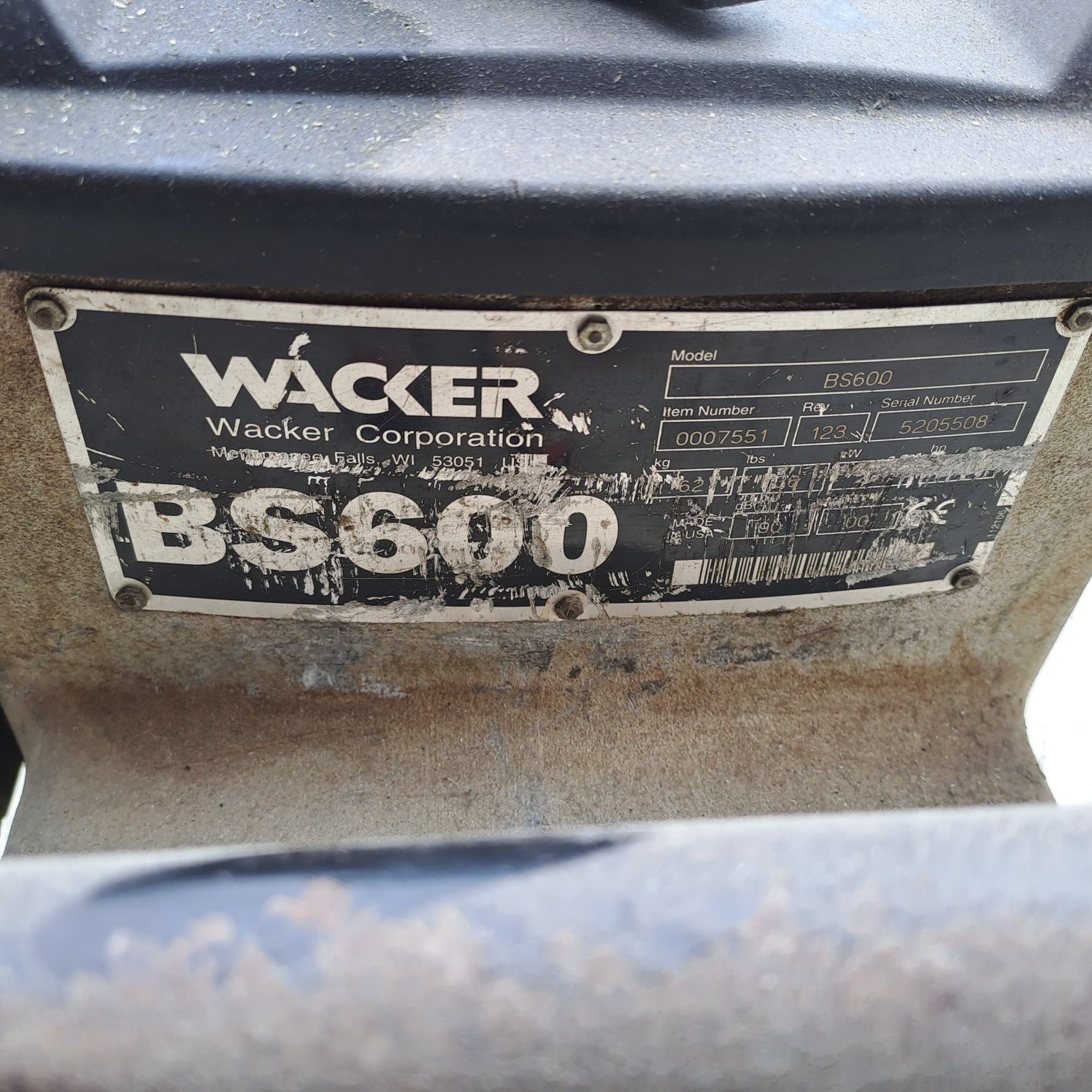 Ubijarka ,skoczek WACKER BS600