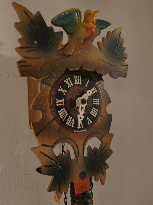 drewno zegar scienny dla dzieći