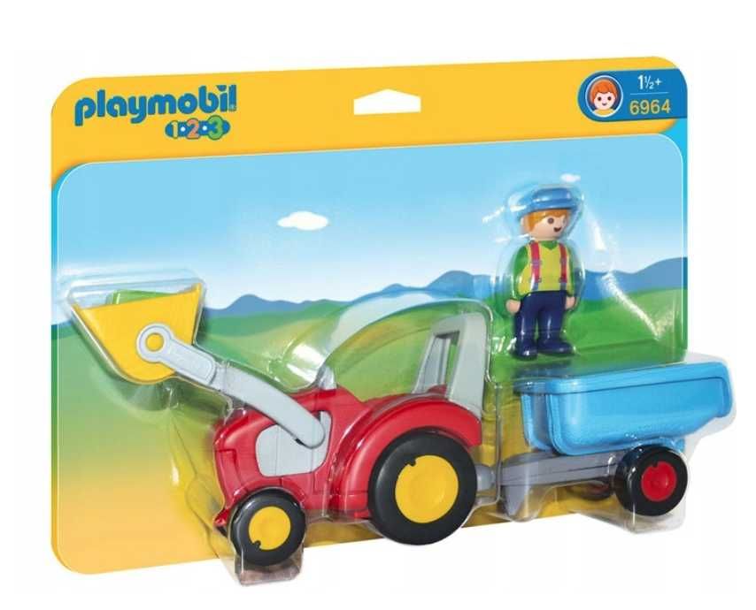 PLAYMOBIL 6964 traktor z przyczepą