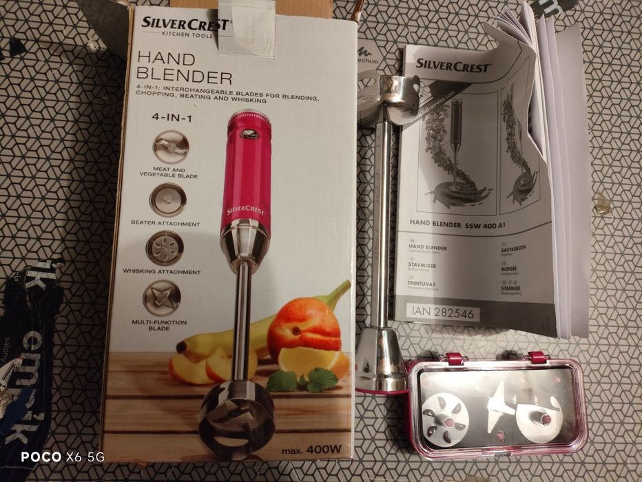 Silvercrest końcówki do blendera nowe