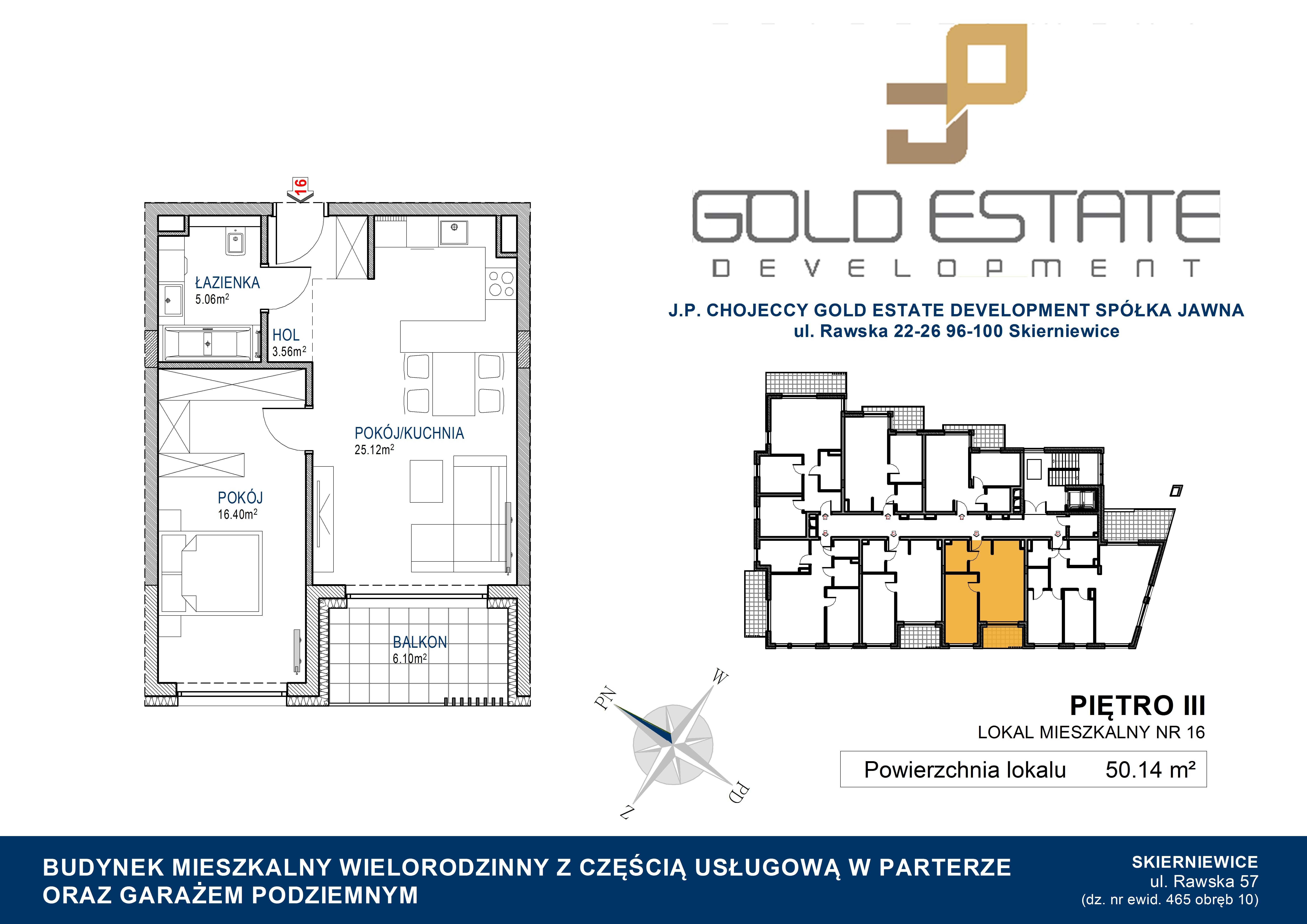 2-pokojowe mieszkanie 50,14 m² 561 568 zł 11 200 zł/m²