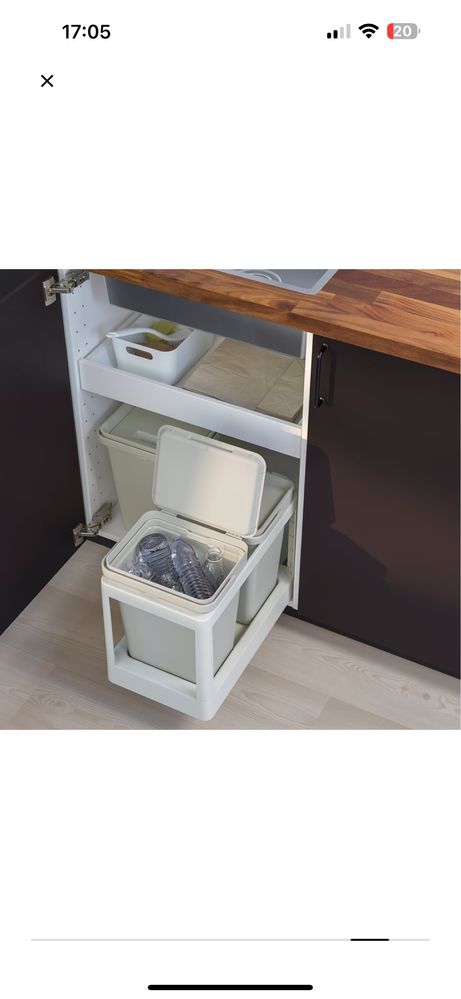 Мксорное ведро  ikea
