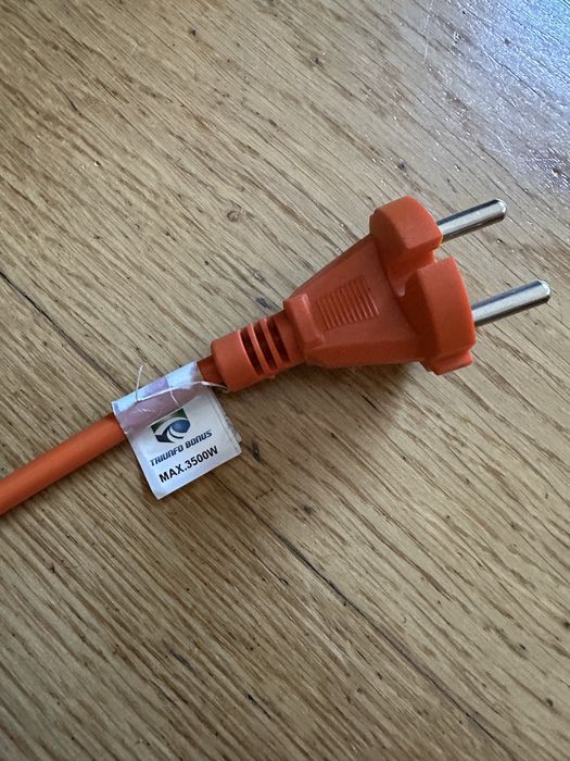 Extensao 20 metros com capacidade até 3.500 w