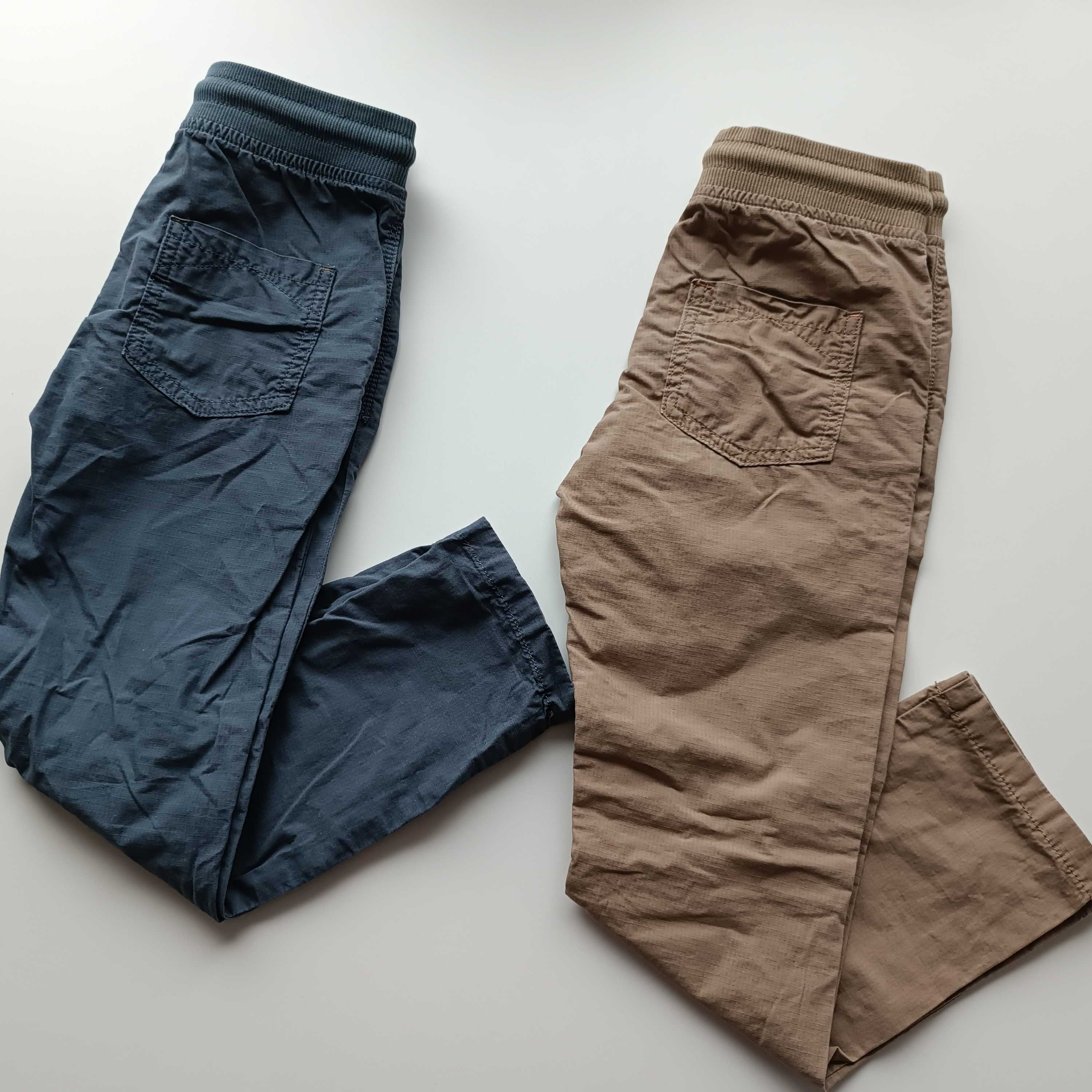 Eleganckie materiałowe spodnie M&S - 4-5 lat 2 sztuki