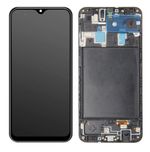 Ecra display samsung a20 a205 lcd modulo com frame